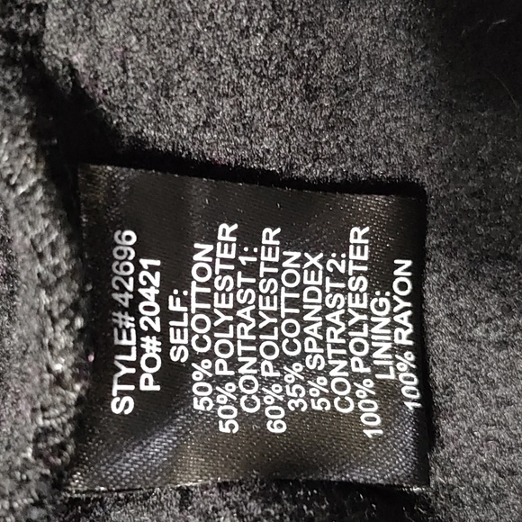 Skies Are Blue /Anthropologie Sweater Boucle Fringe Accent Black - Picture 12 of 12